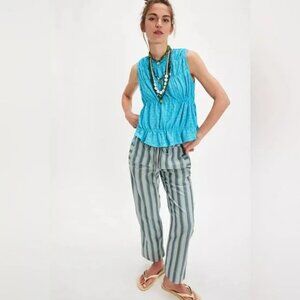 Free People Cinch Me Top Blouse Women Size M Smocked Lace